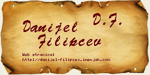 Danijel Filipčev vizit kartica